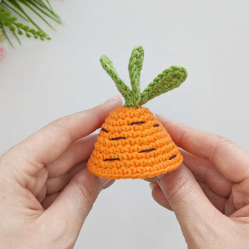 Crochet Carrot Easter Egg Cozy, Egg Cover crochet pattern