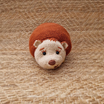 Knitting Pattern DK Autumn Hedgehog Stuffed Toy Gift Charity knit EASY Stuffie (PDF)
