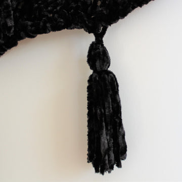 Black Velvet Scarf