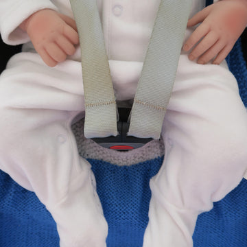 Bobby Bear Newborn Baby Car Seat Blanket & Hat