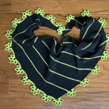 Flower Stripe Shawl