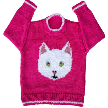 Cat head sweaters, hat & toy