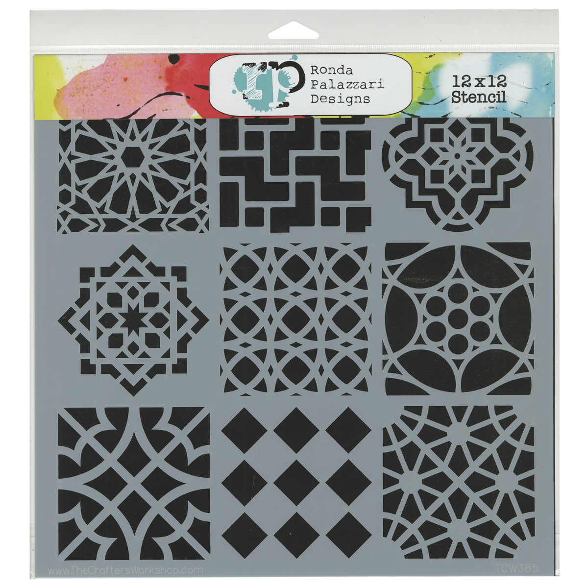 The Crafter's Workshop Crafter's Workshop Template 12"X12" - Moroccan Tiles