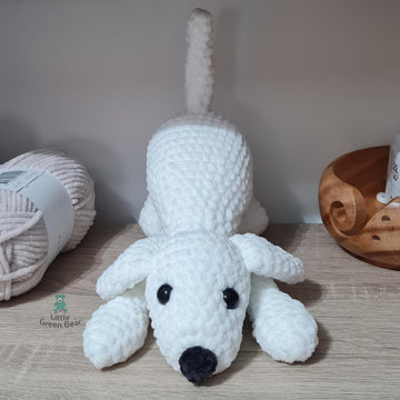 Playing Puppy - UK Terminology - Amigurumi