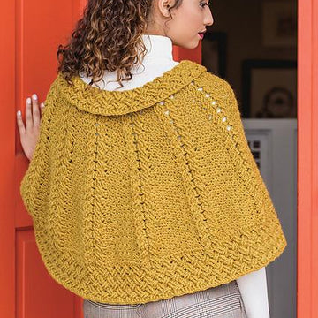 Wheatfield Cabled Capelet