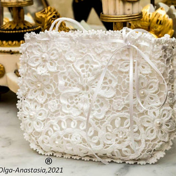 Lace wedding bag