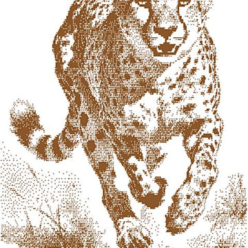 Overlay Mosaic "CHEETAH"
