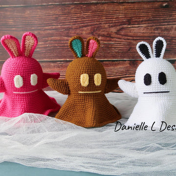 Halloween ghost Bunny amigurumi