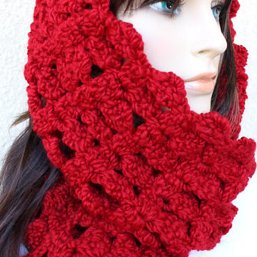 Grey & Black Infinity Scarf