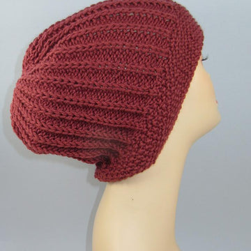 Moss Stitch Cuff Fishermans Slouch Hat