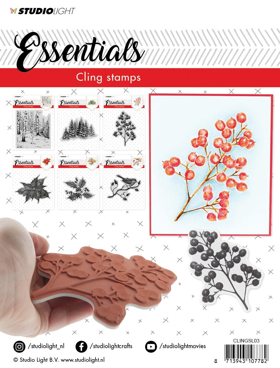 Studio Light Essentials Cling Stamps - 560048