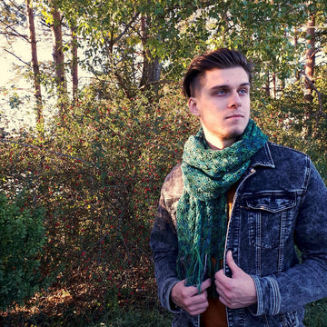 Pine needle shawl