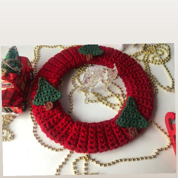 Christmas Crochet Wreath