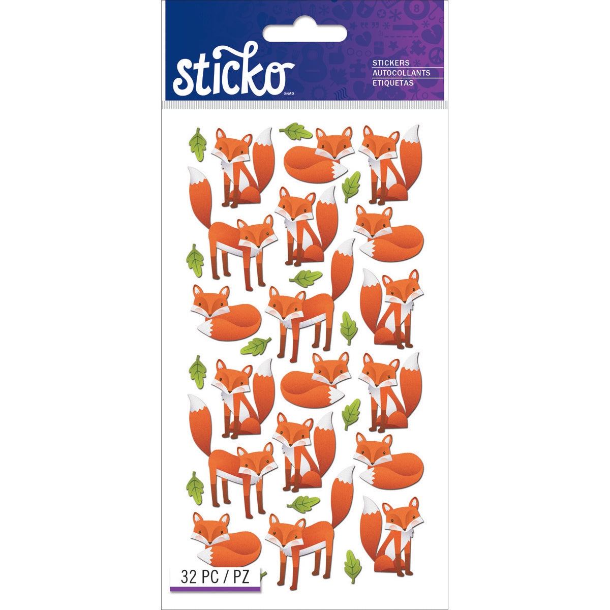 Sticko Stickers - Foxes