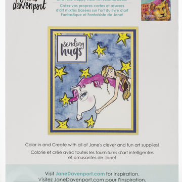 Spellbinders Jane Davenport Whimsical & Wild Collection Clear Stamps Set - Horse Hug