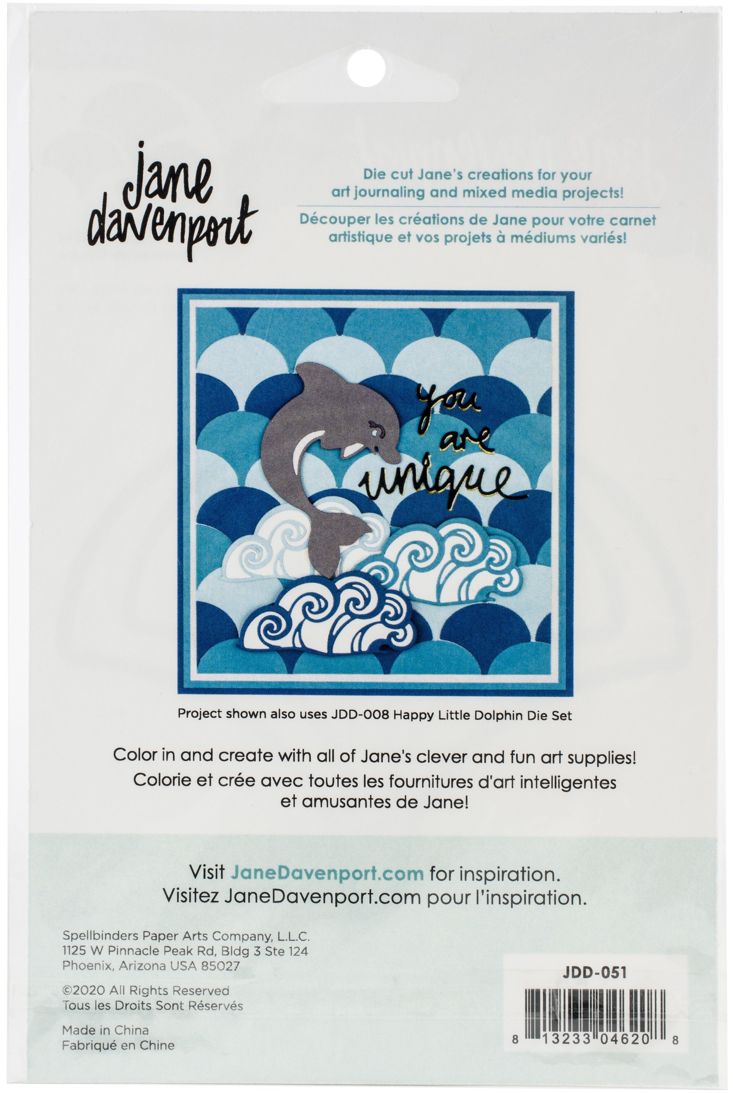 Spellbinders Die Set By Jane Davenport - Mermaid Scale Tiles