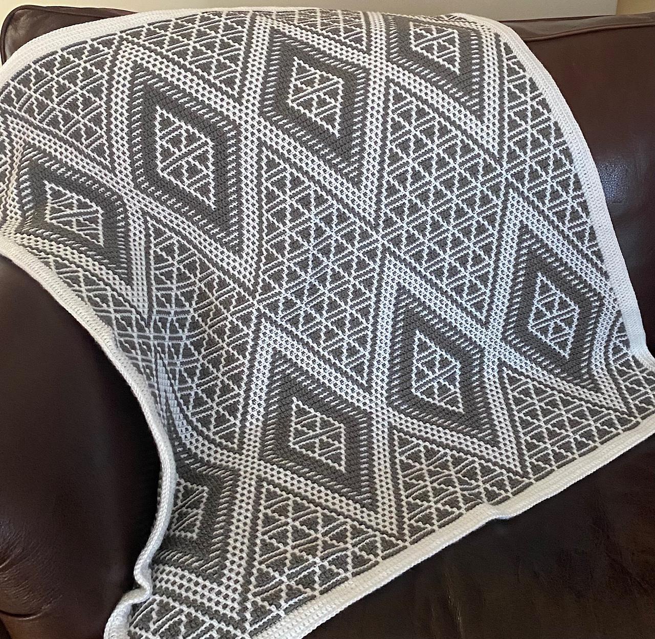 My Crown Jewel Mosaic Afghan