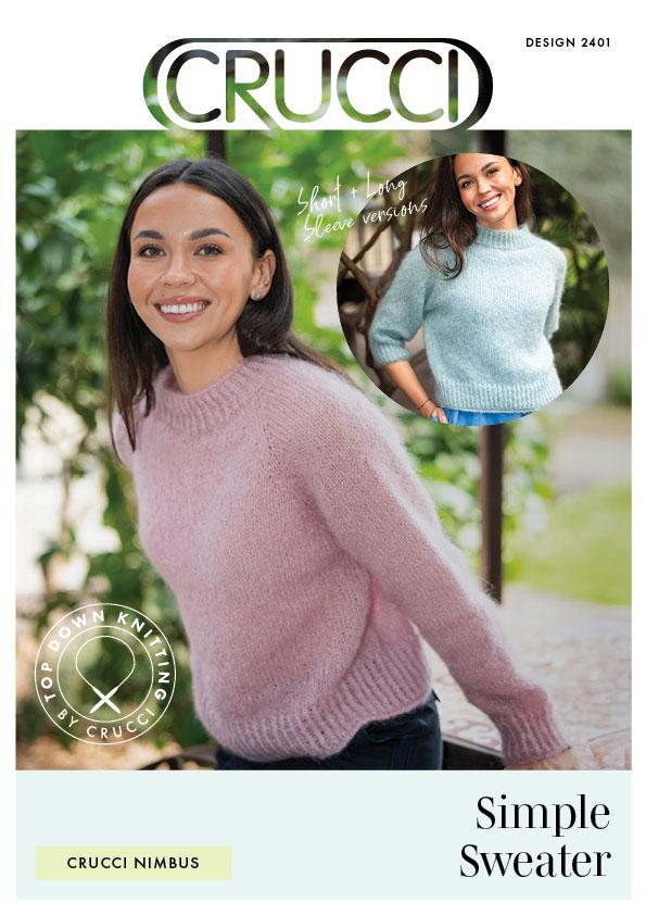 2401 Top Down Sweater