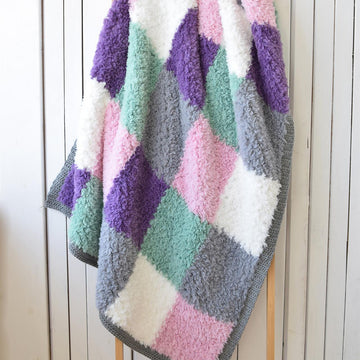 Furry Squares Blanket