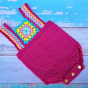 Granny Square Romper