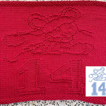 Nr. 303 – 23 – 14. Christmas Mouse 89 stitches