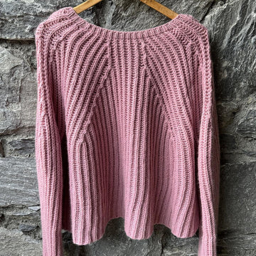 Matilda V-neck brioche sweater