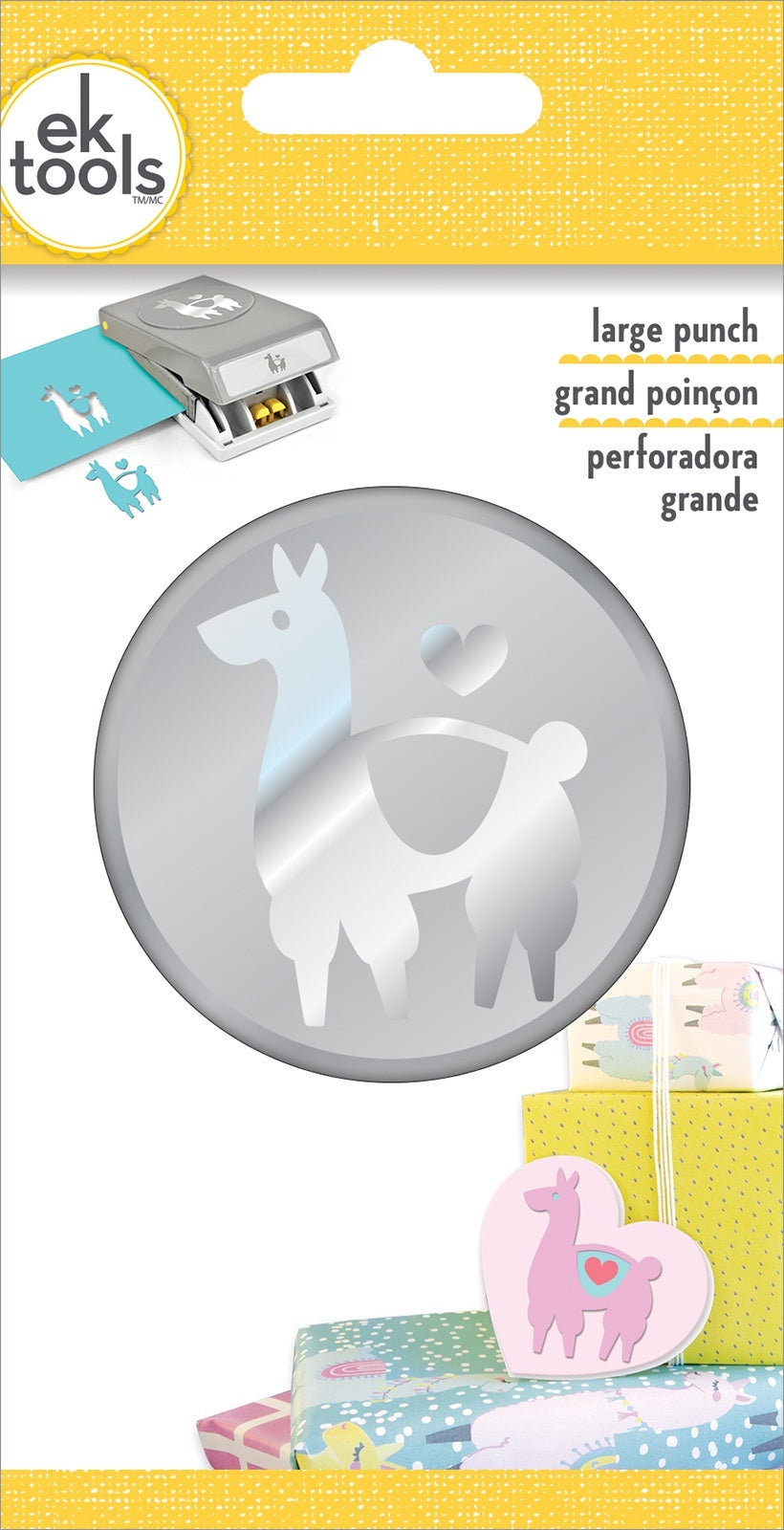 EK Success EK Tools Large Double Punch - Llama Love