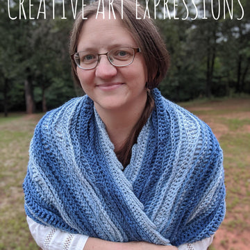Sea Breeze Pocket Shawl