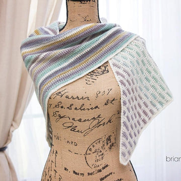 Brick and Mortar Shawl Crochet