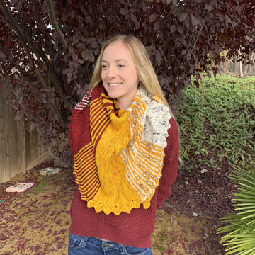 Color Swirl Shawl