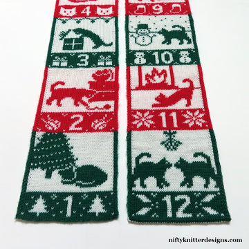 12 Cats of Christmas Scarf