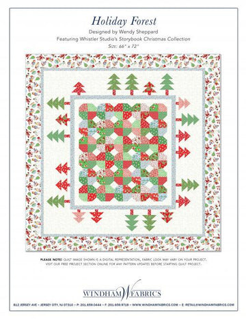 Windham Fabrics Holiday Forest - Downloadable PDF