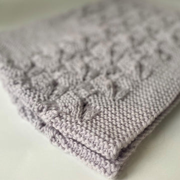Aran Lace Baby Blanket BJ84