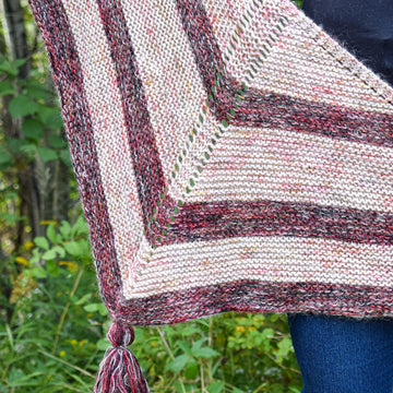 Flickering Flames Shawl