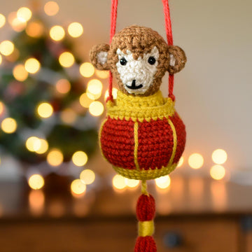 Lunar New Year Lantern Monkey