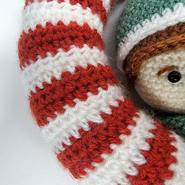 Crochet Christmas Elf Wreath