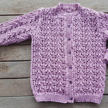 Portia - child's lacy cardigan