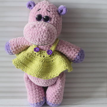 Plush Hippo Crochet Pattern