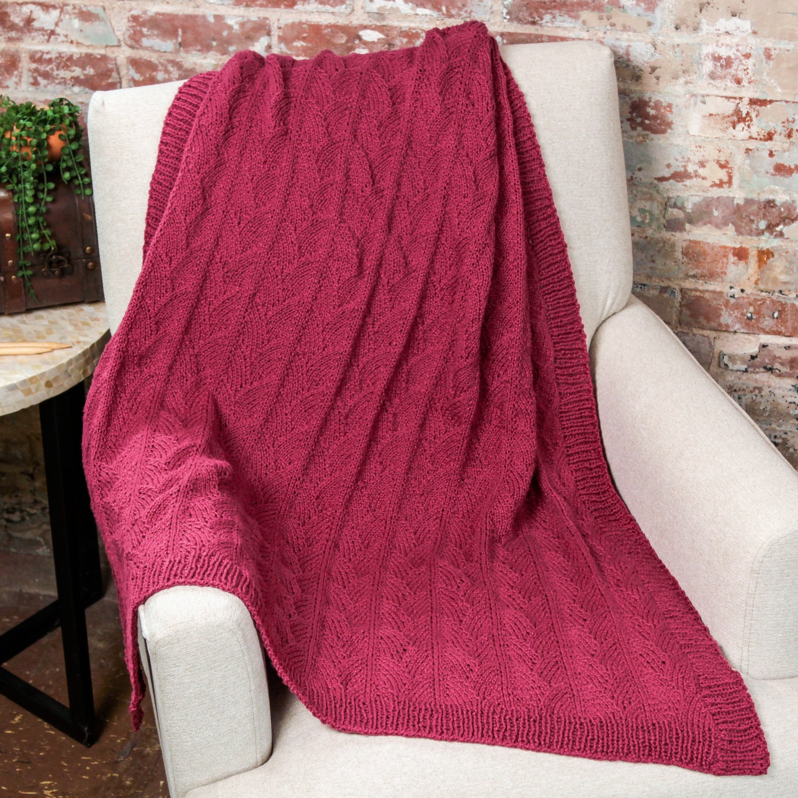 1341 Catawba - Blanket Knitting Pattern for Babies and Home in Valley Yarns Montague
