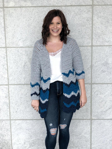 Chevron Cardi