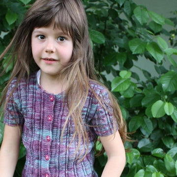 Jophiel süße kurzärmelige Strickjacke für Mädchen