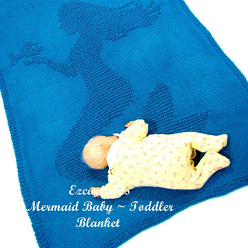 Mermaid Baby & Toddler Blanket