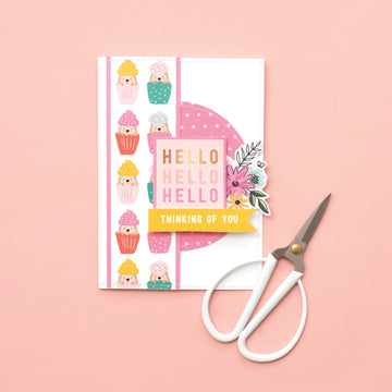 American Crafts Pebbles Single-Sided Paper Pad 12"X12" 36/Pkg - Jen Hadfield Hey, Hello