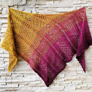 Triangular Scarf "Thalassa"