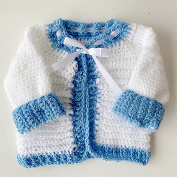 Crochet Newborn Cardigan