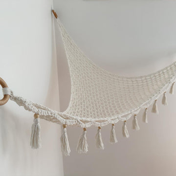 Bohemian Crochet Toy Hammock