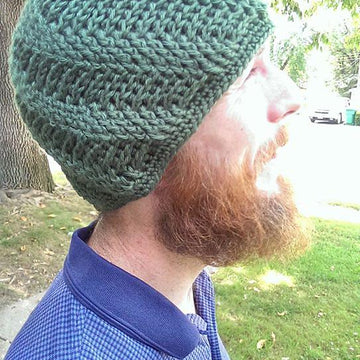 Spiral Herringbone Beanie