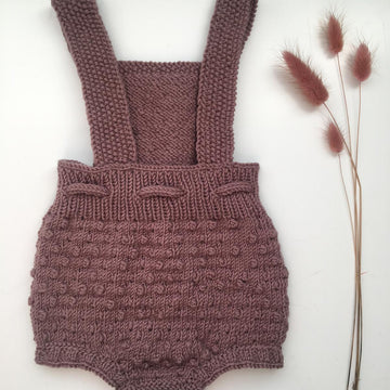 Saga knitted romper