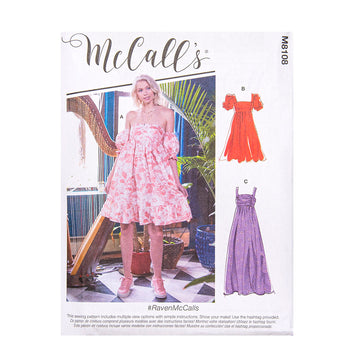 McCall's Misses' Dresses M8108 - Sewing Pattern