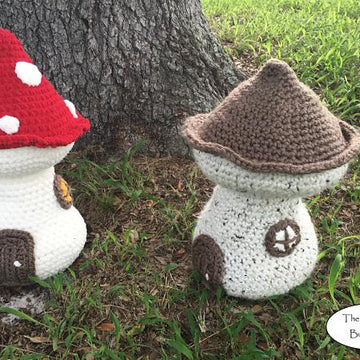 Mushroom Fairy House Plush
